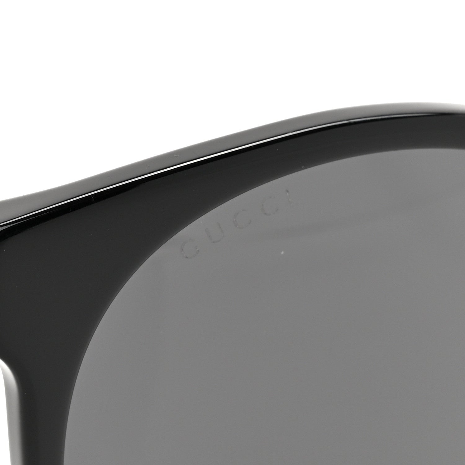 Gucci Acetate GG Web Round Eye Sunglasses GG0416SK Black 7 of 8
