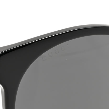 Gucci Acetate GG Web Round Eye Sunglasses GG0416SK Black 7 of 8