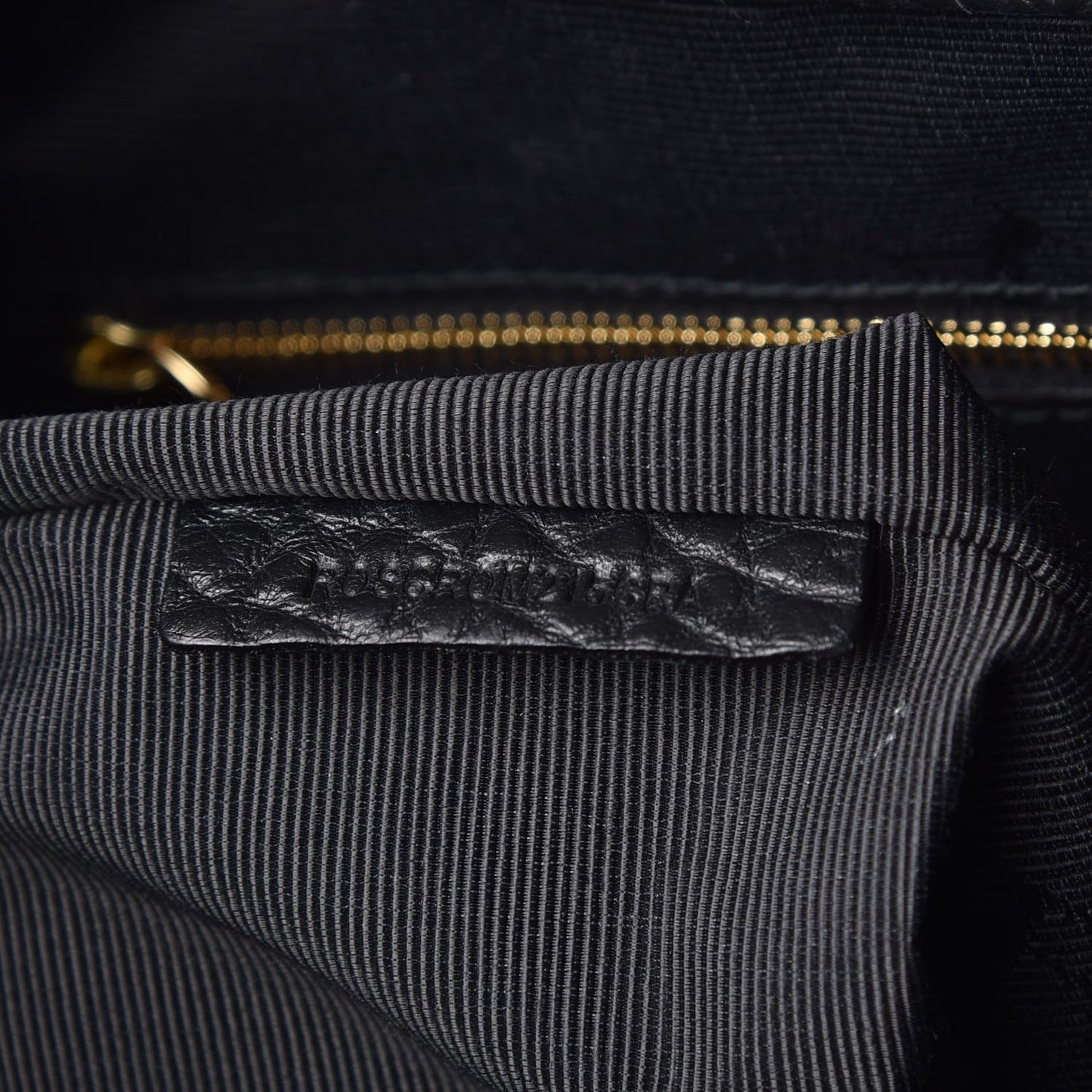 Heritage Grain Check Embossed Medium Dewsbury Tote Black