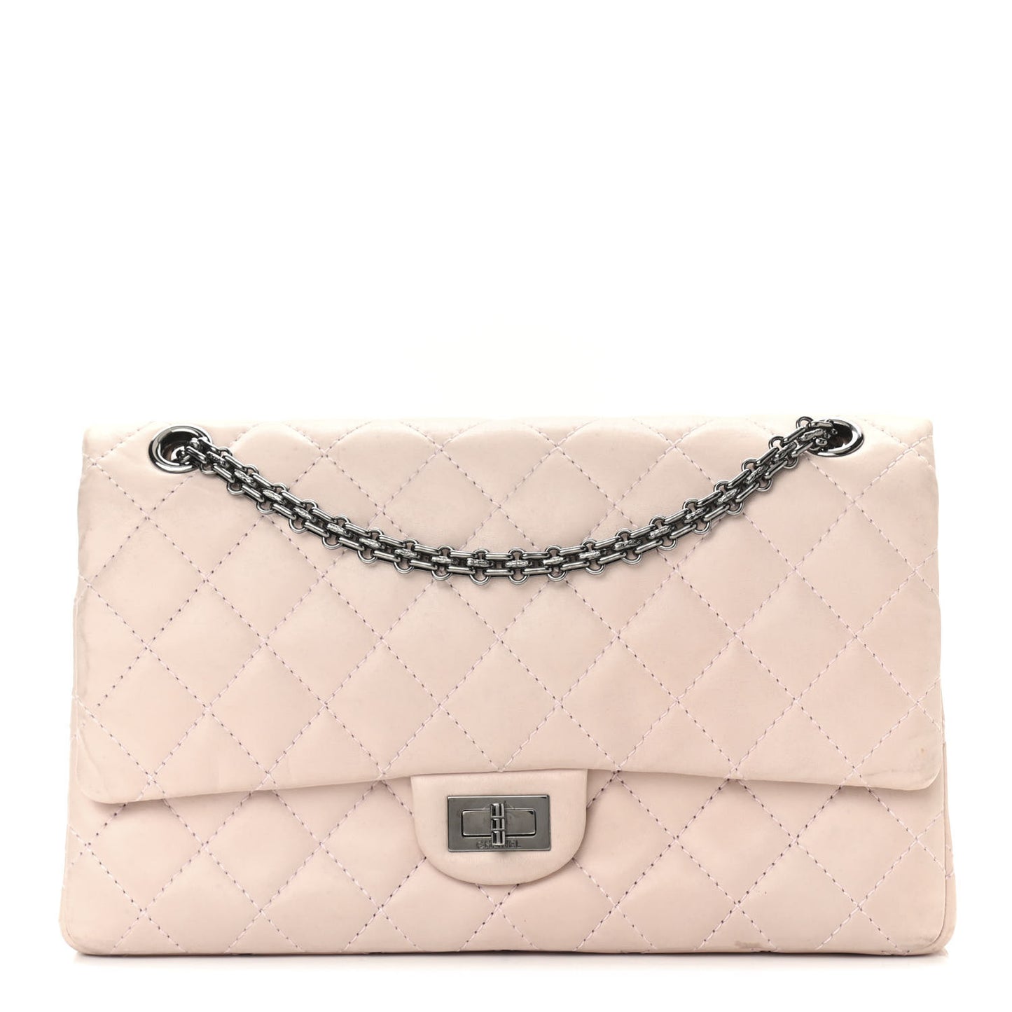 Aged Calfskin Quilted 2.55 Reissue 226 Flap Pink
