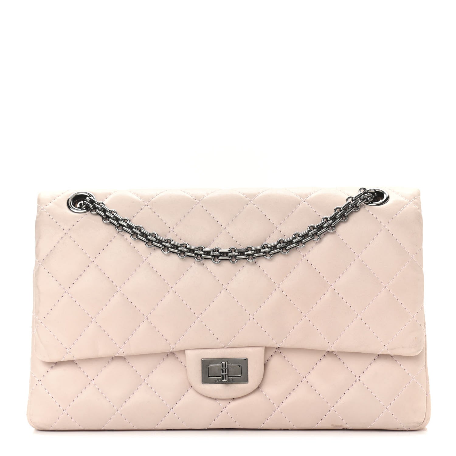 Chanel Aged Calfskin Quilted 2.55 Reissue 226 Flap Pink 1 of 11