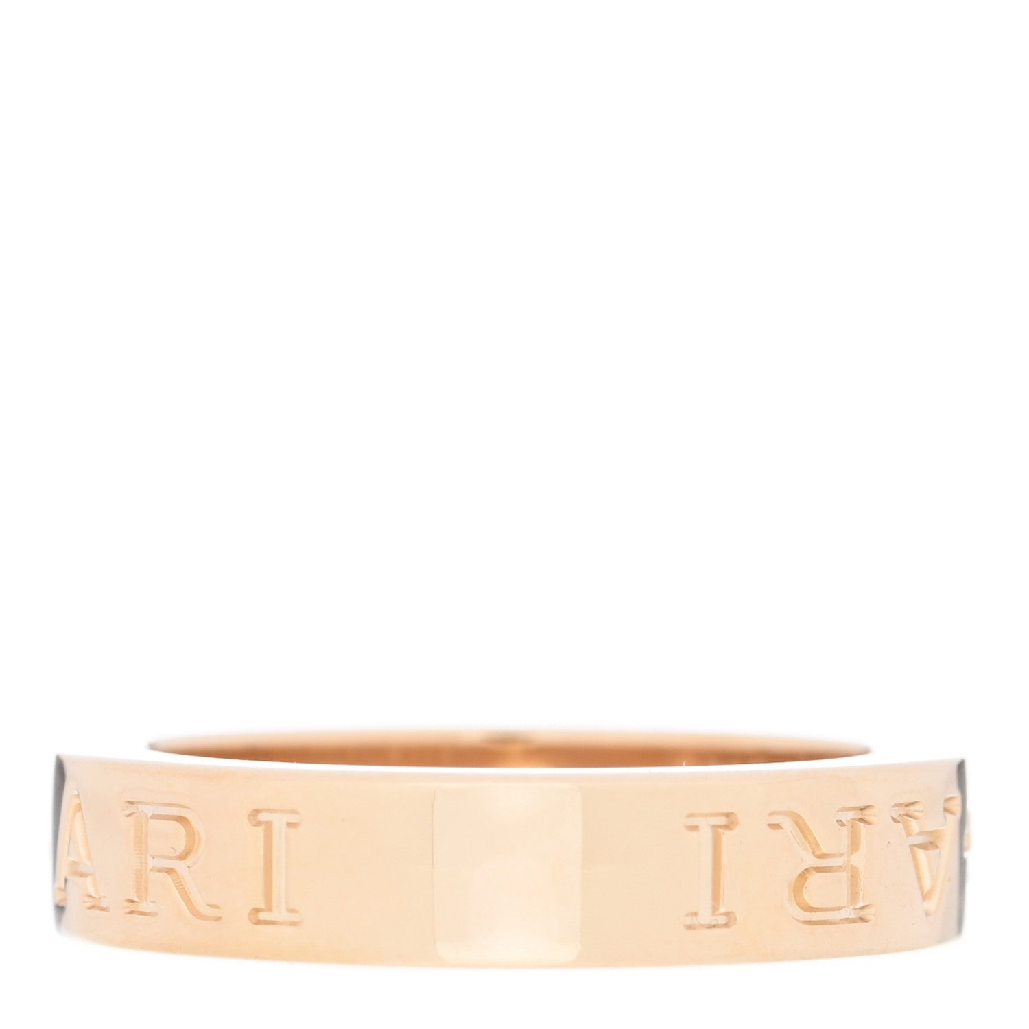 Bulgari 18K Yellow Gold Diamond B.Zero1 Essential Band Ring 48 4.5 3 of 4