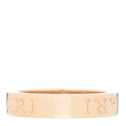 Bulgari 18K Yellow Gold Diamond B.Zero1 Essential Band Ring 48 4.5 3 of 4