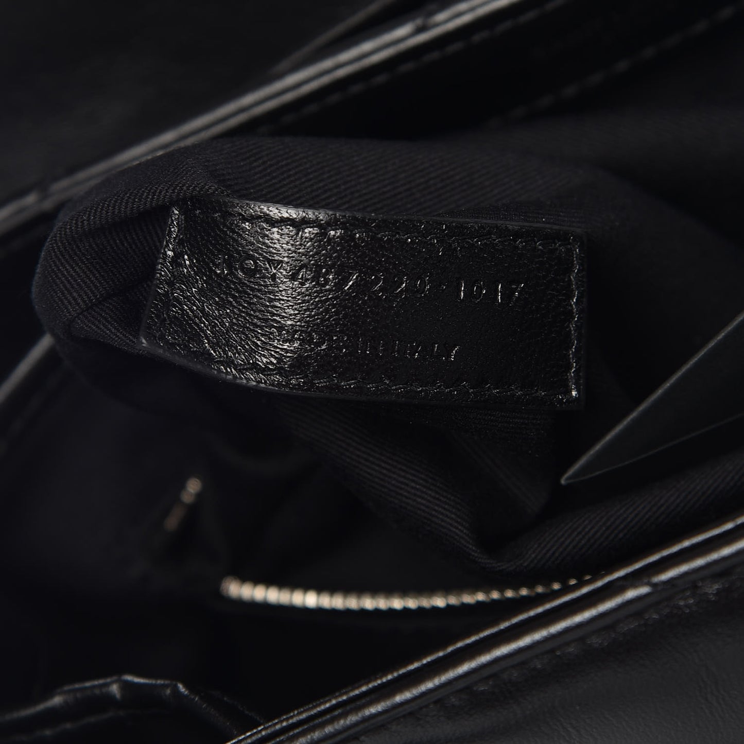 Calfskin Y Quilted Monogram Small Loulou Backpack Black