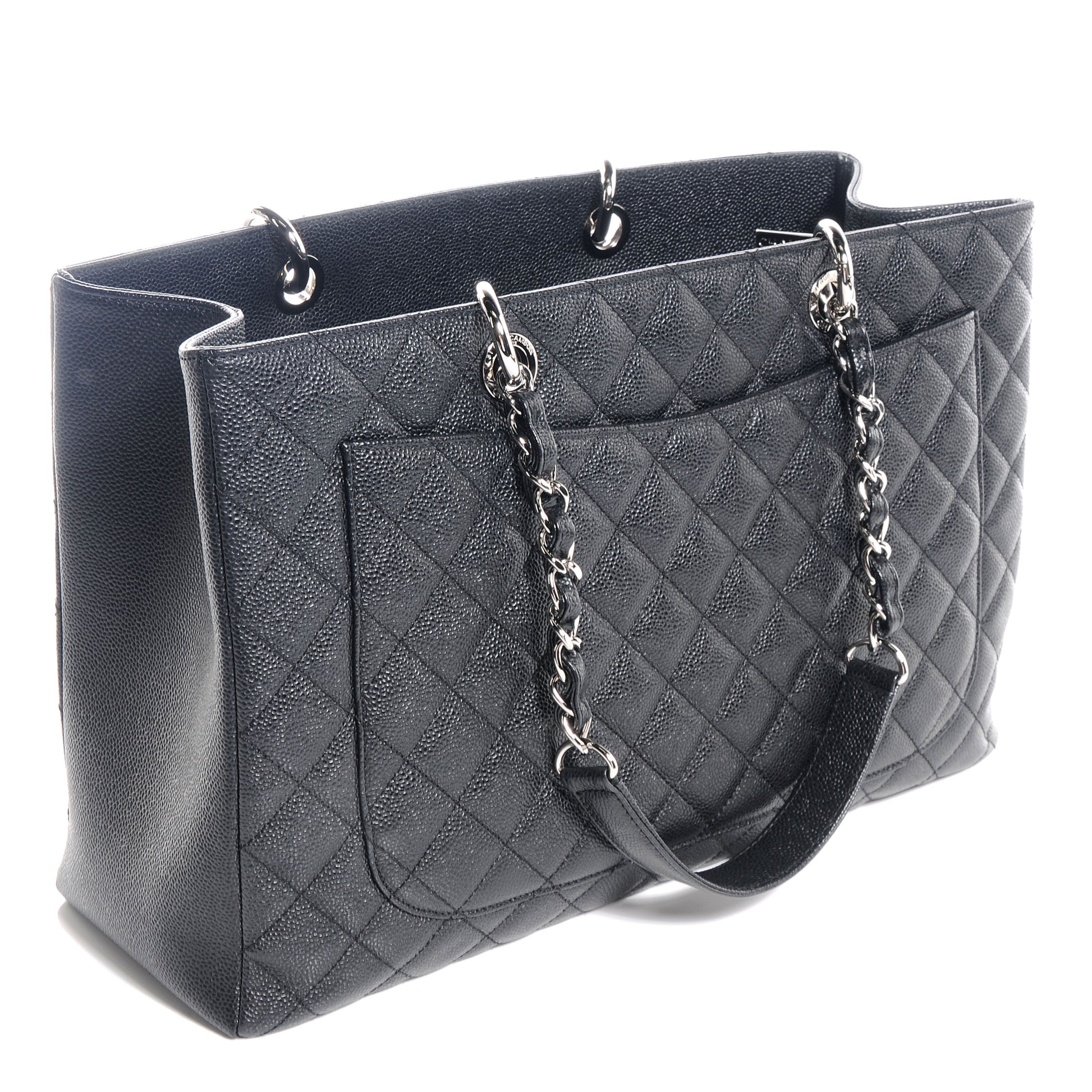 Chanel Caviar XL Grand Shopping Tote GST Black 3 of 7