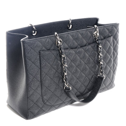Chanel Caviar XL Grand Shopping Tote GST Black 3 of 7