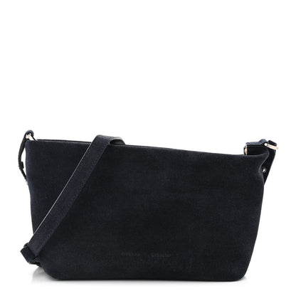 Proenza Schouler Suede Bond Zip Shoulder Bag Deep Navy 1 of 9