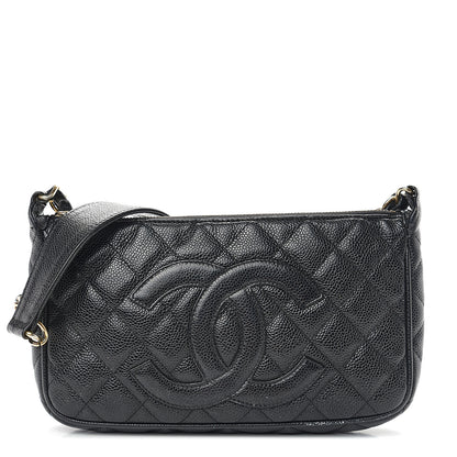 Chanel Caviar Quilted Timeless CC Shoulder Bag Black 1 of 13