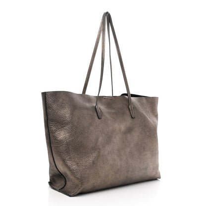 Versace Metallic Calfskin Palazzo Medusa Tote Bronze 4 of 13