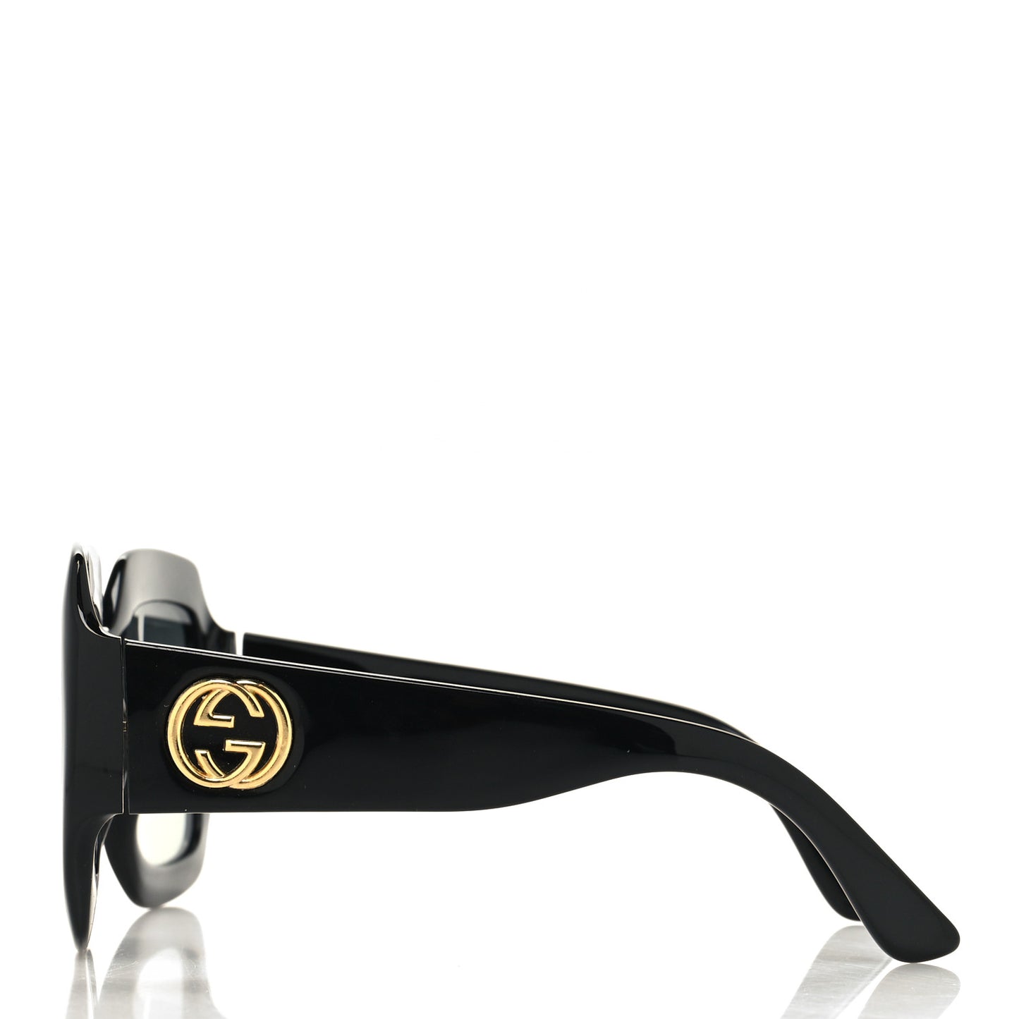 Acetate Square Frame Sunglasses GG0053S Black