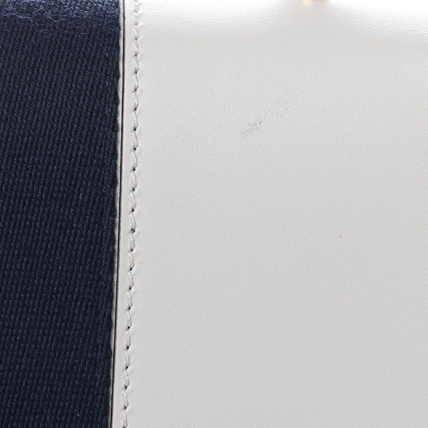 Gucci Calfskin Embroidered Medium Sylvie Top Handle Bag White 11 of 12