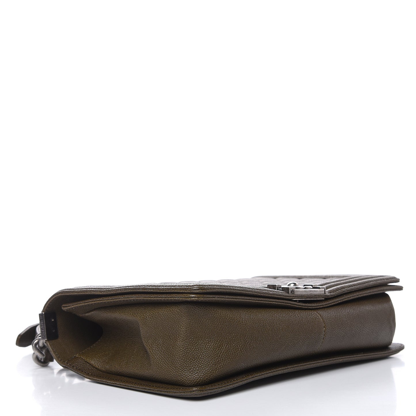 Caviar Quilted New Medium Boy Flap Khaki