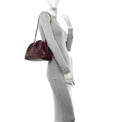 Bottega Veneta Nappa Intrecciato Teen The Lauren 1980 Clutch With Chain Barolo 2 of 13
