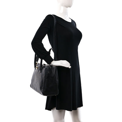 Chanel Calfskin Cerf Executive Shopper Tote Black 2 of 10