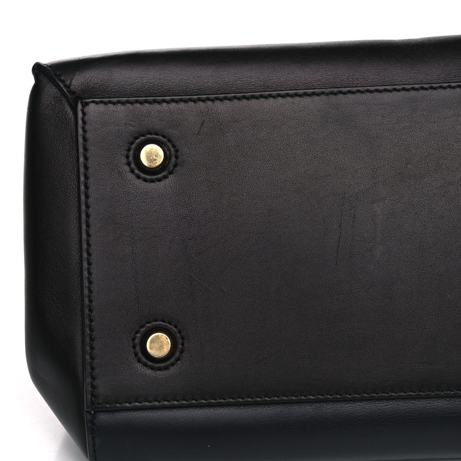 Celine Supple Calfskin Medium Edge Shoulder Bag Navy Blue 20 of 20