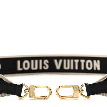 Louis Vuitton Jacquard Diane Shoulder Strap Black Ivory 3 of 3