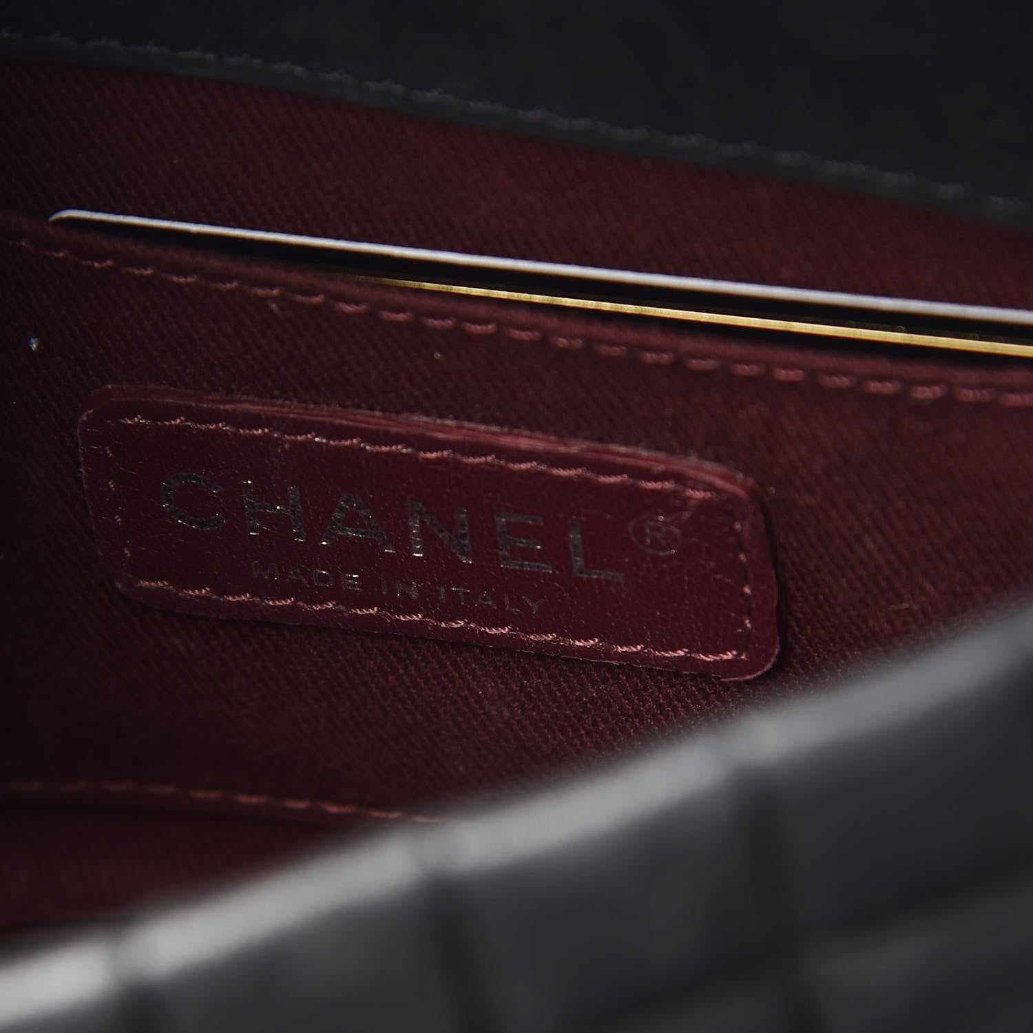 Chanel Iridescent Calfskin Square Quilted Mini Flap Black 7 of 12