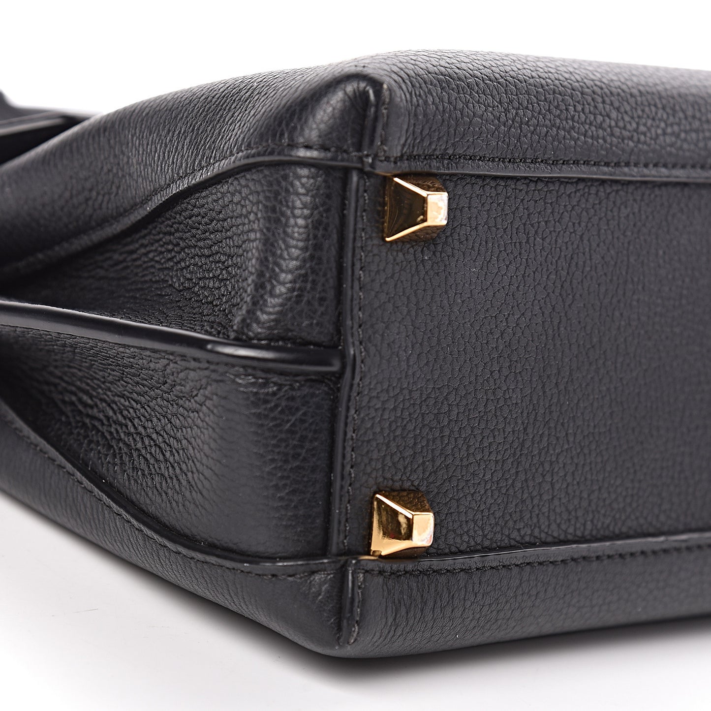 Grained Calfskin Small Milla Crossbody Black