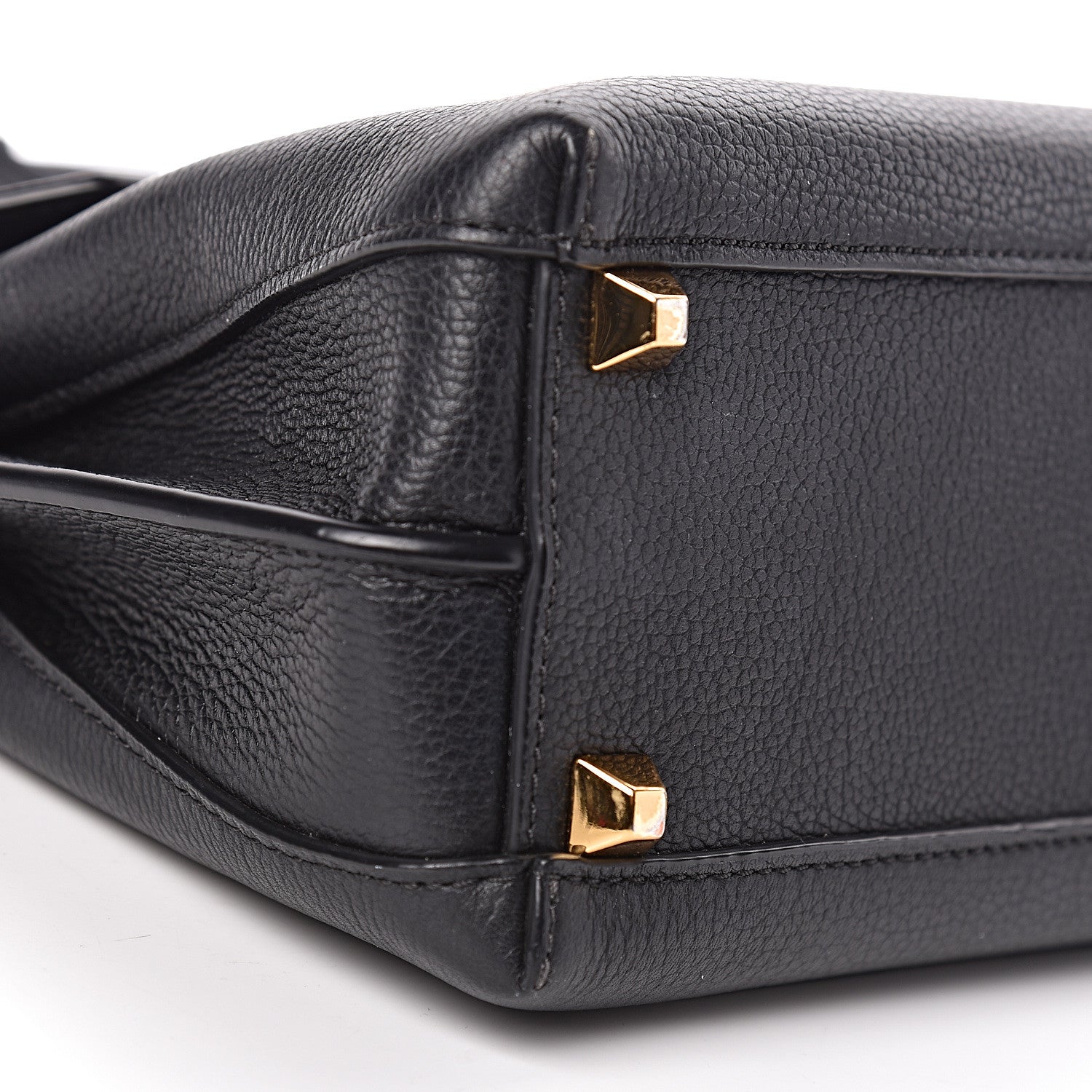 MCM Grained Calfskin Small Milla Crossbody Black 10 of 12