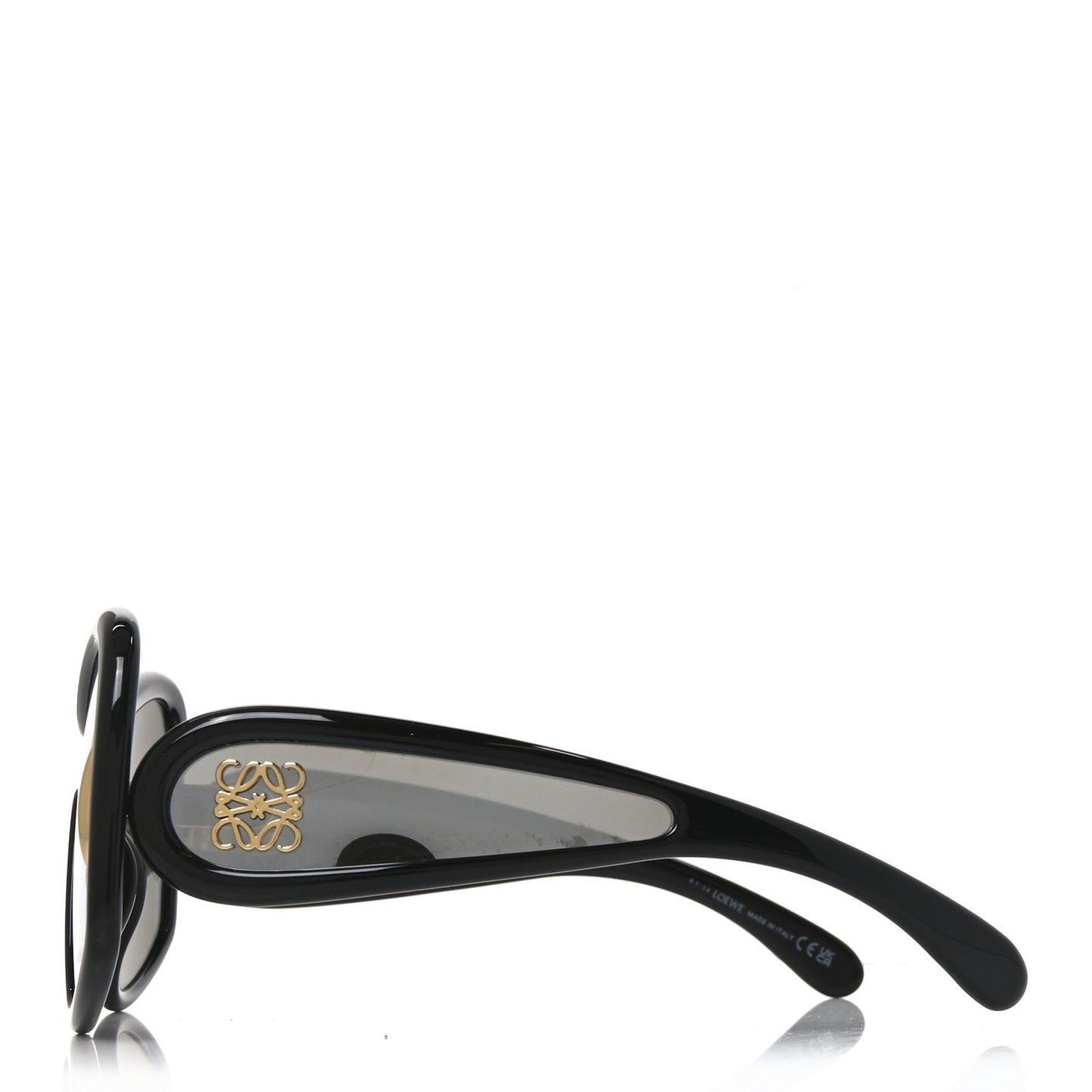 Acetate Mirror Mask Sunglasses LW40131I Black Smoke