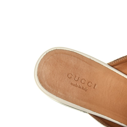 Gucci Malaga Kid Womens Princetown Slippers 36.5 Mystic White 6 of 7