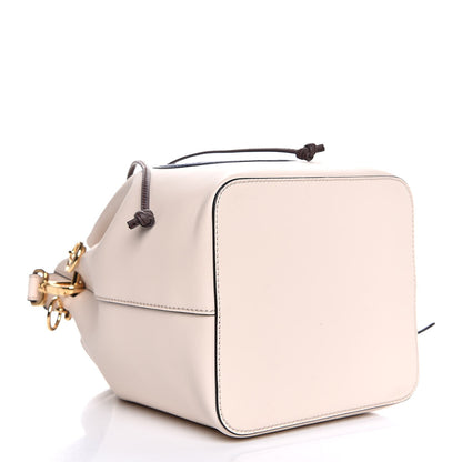 Fendi Vitello Century Matte F is Fendi Stamp Patch Bi-Color Grande Mon Tresor Bucket Bag Camelia Moresco Iris 4 of 7