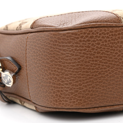 Gucci Monogram Mini Bree Messenger Bag Beige Tabacco 9 of 10