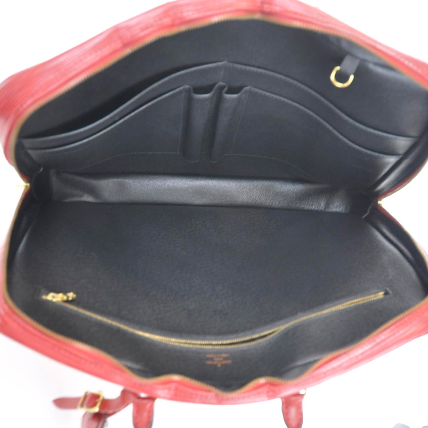 Louis Vuitton Epi Porte-Documents Voyage Briefcase Red 13 of 13