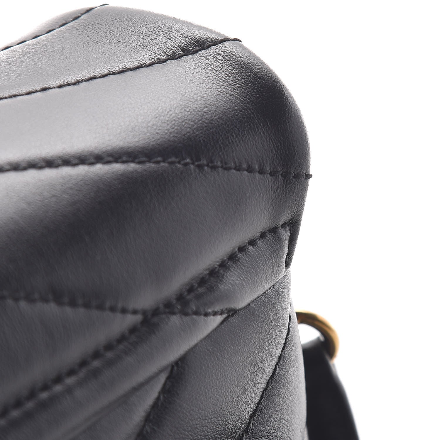 Saint Laurent Calfskin Y Quilted Monogram Toy Loulou Crossbody Bag Black 8 of 12
