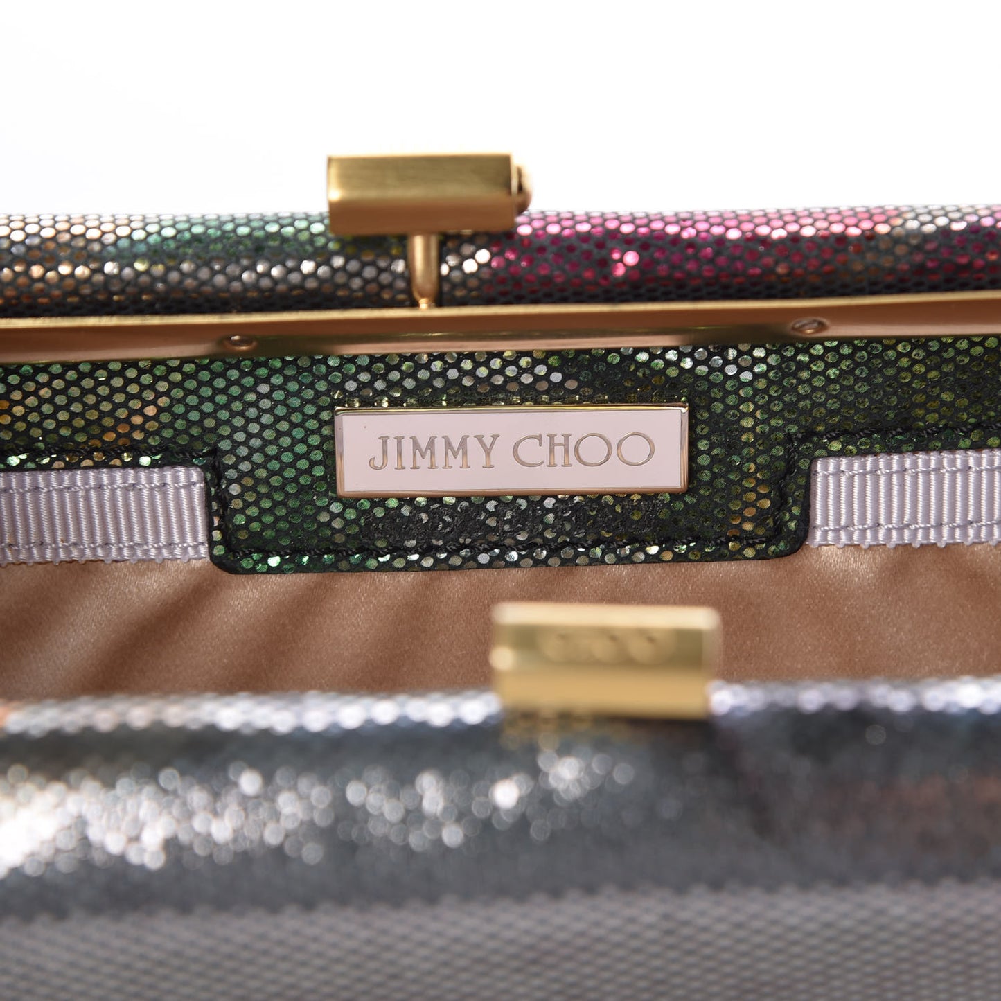 Pixelated Floral Small Evening Clutch