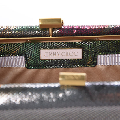Jimmy Choo Pixelated Floral Small Evening Clutch 6 of 6