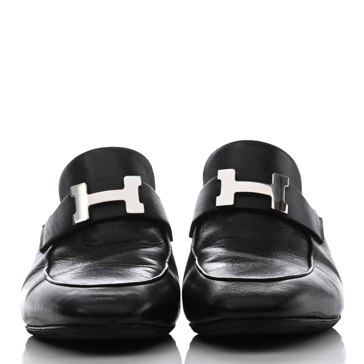 Goatskin Paradis Mules 36 Black