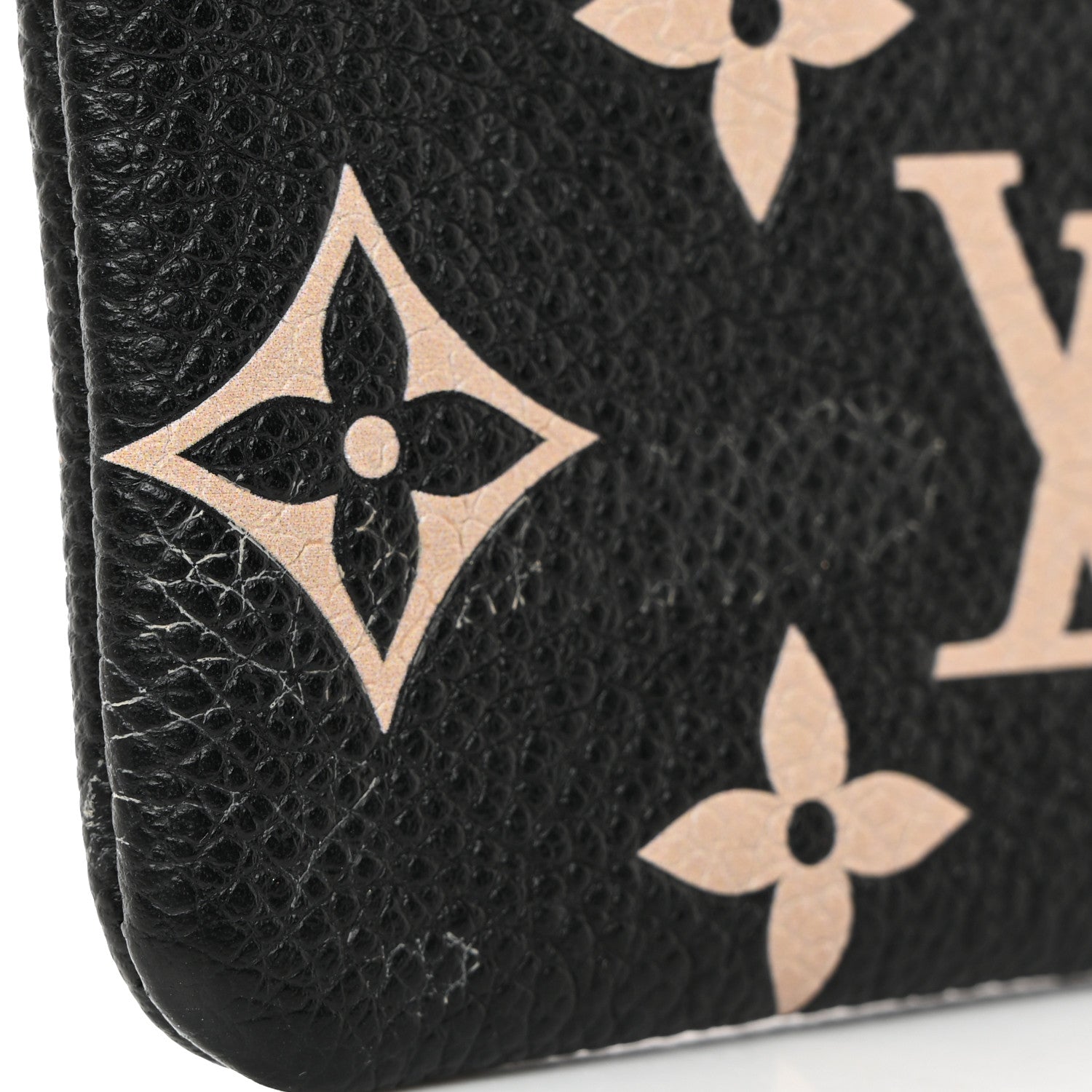 Louis Vuitton Empreinte Monogram Giant Key Pouch Black Beige 7 of 8