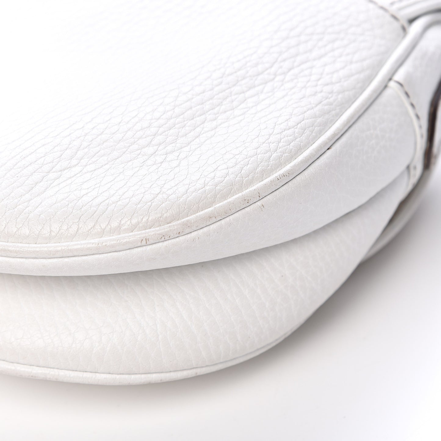 Calfskin Saddle Bag White