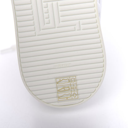 Fendi Nappa Macro FF Embossed Womens High Top Sneakers 39 White Ice 9 of 12