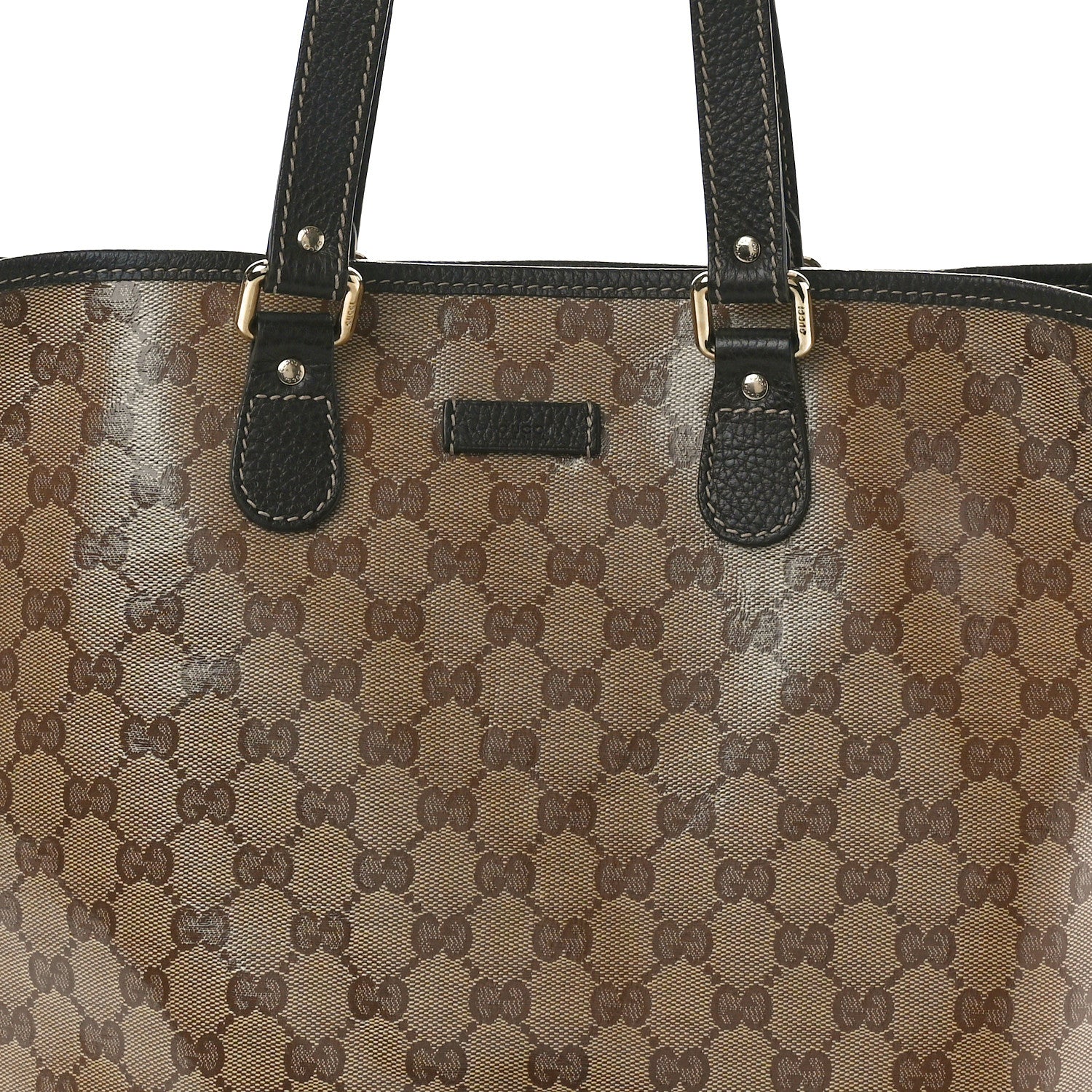 Gucci Crystal Monogram Joy Tote Dark Brown 8 of 11