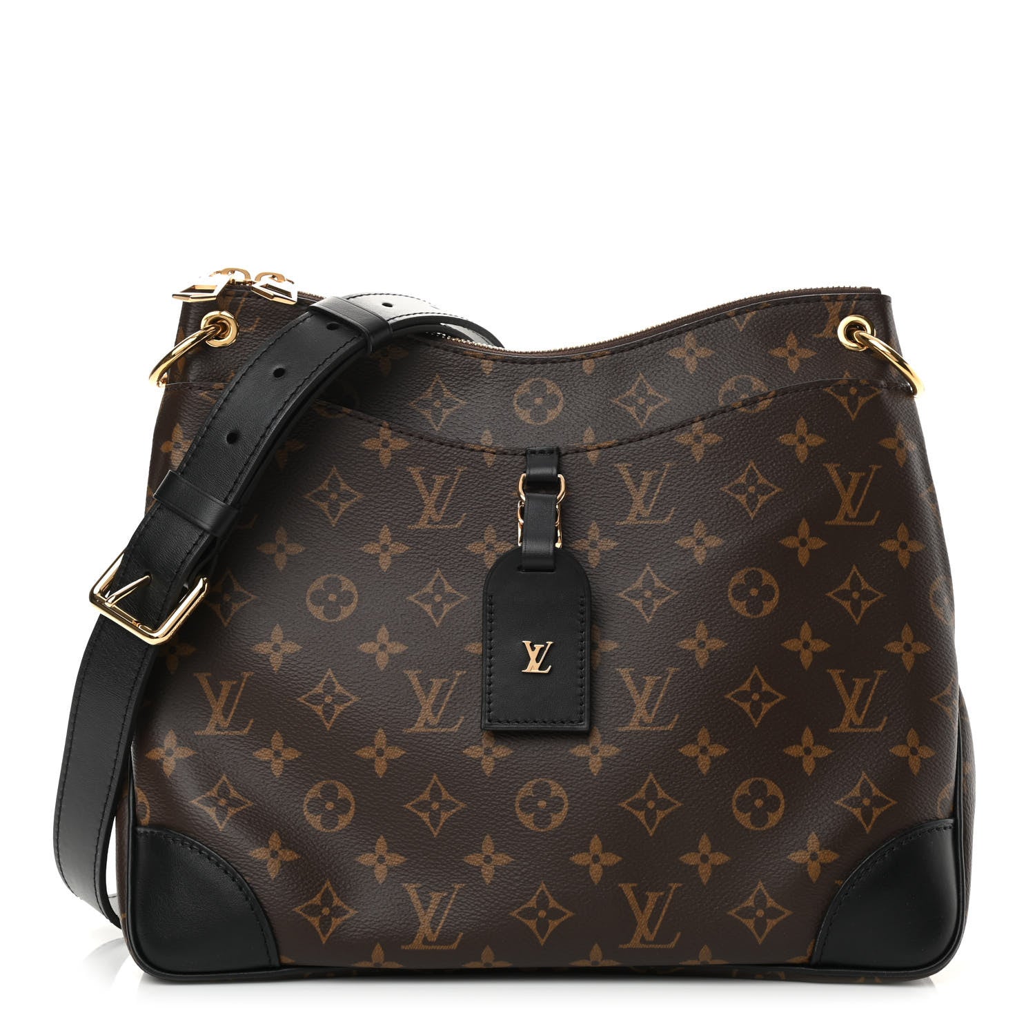Louis Vuitton Monogram Odeon MM Black 1 of 9
