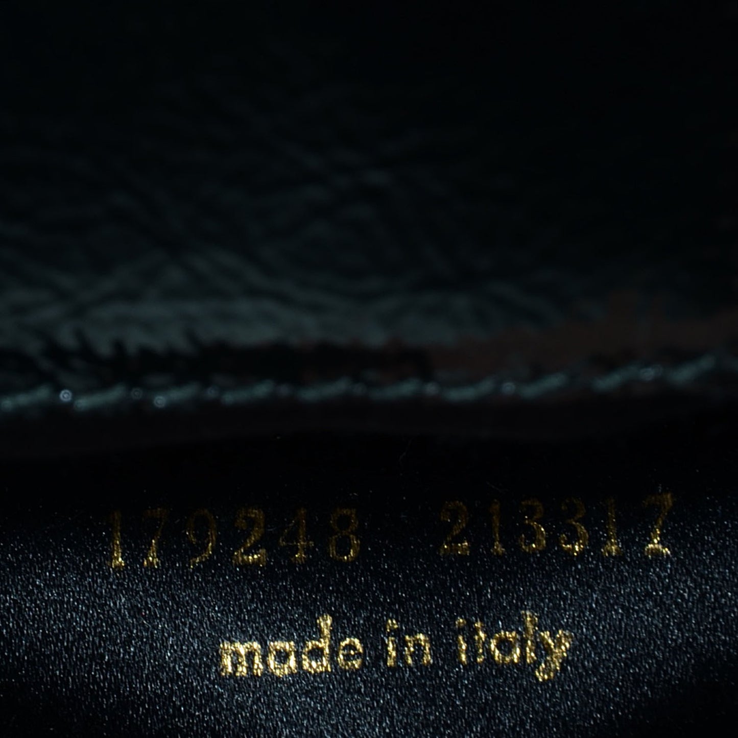 Textured Patent Monogram Small Belle De Jour Clutch Black