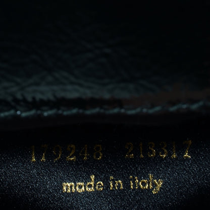 Saint Laurent Textured Patent Monogram Small Belle De Jour Clutch Black 7 of 7