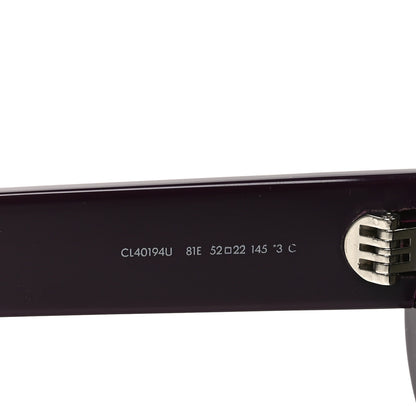 Celine Acetate Triomphe 01 Sunglasses CL 40194U Burgundy 6 of 7