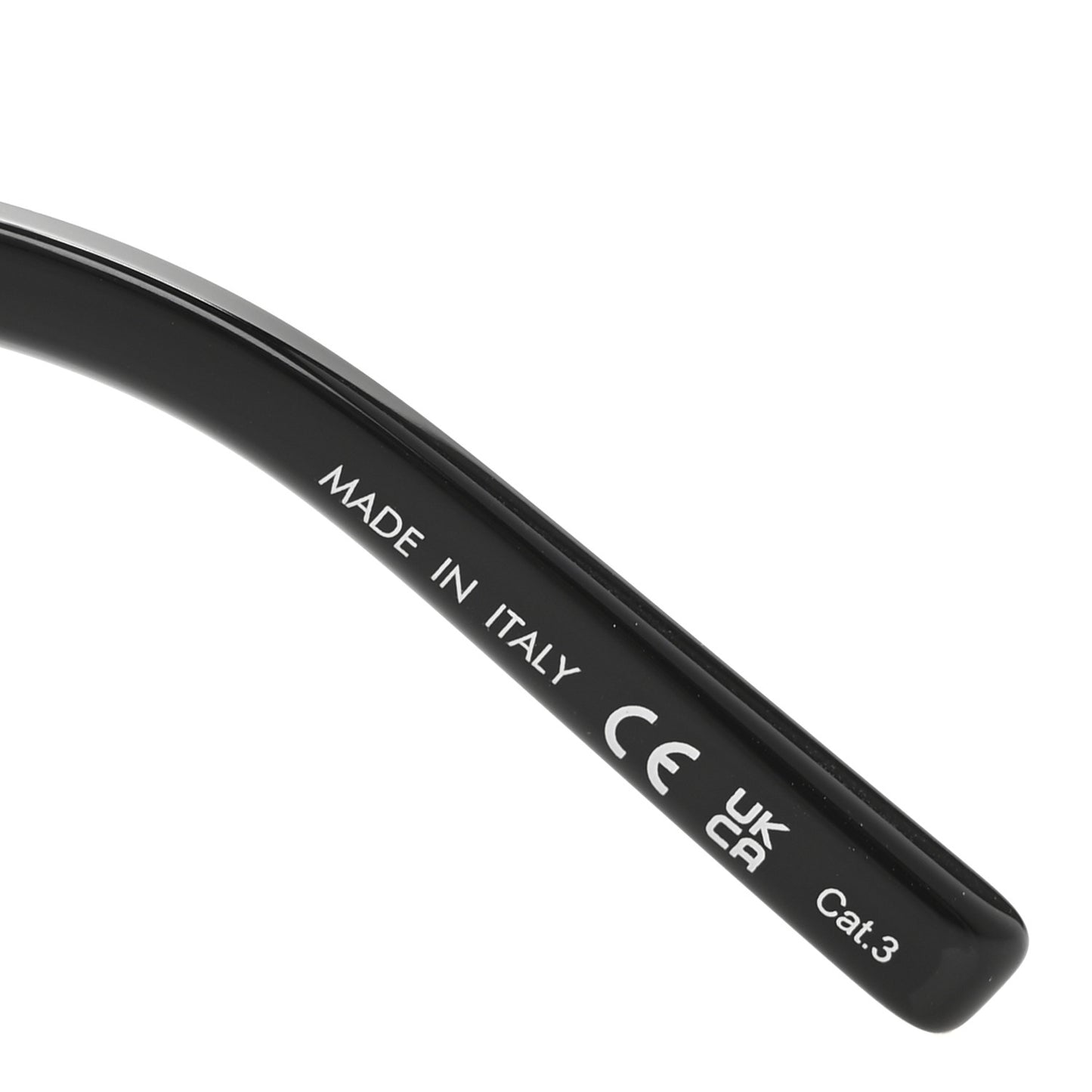 Acetate Mica Cat Eye Sunglasses SL 276 Black