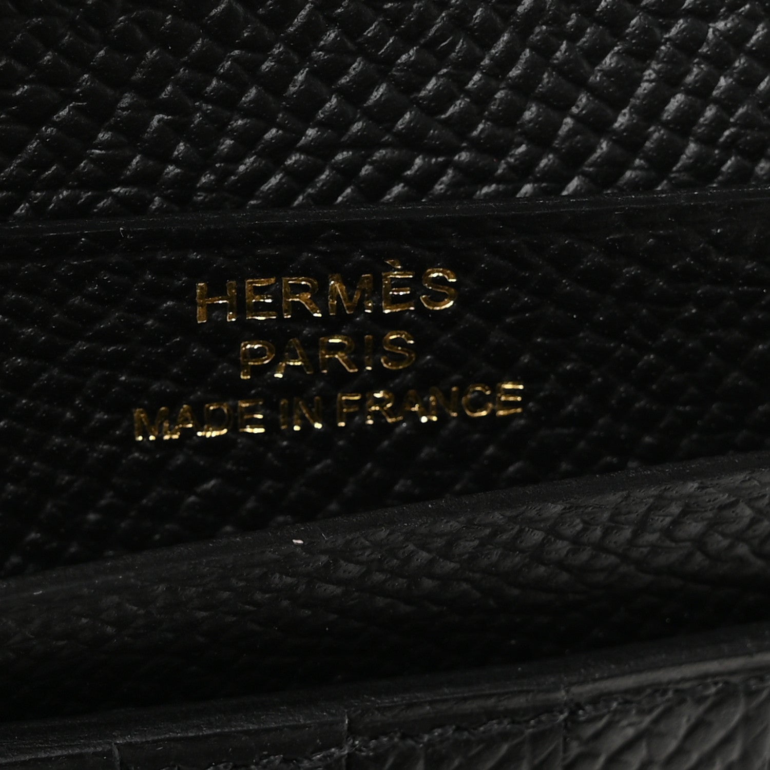 Hermes Epsom Bearn Compact Wallet Black 6 of 8