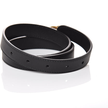 Gucci Calfskin Double G 20mm Belt 80 32 Black 4 of 6