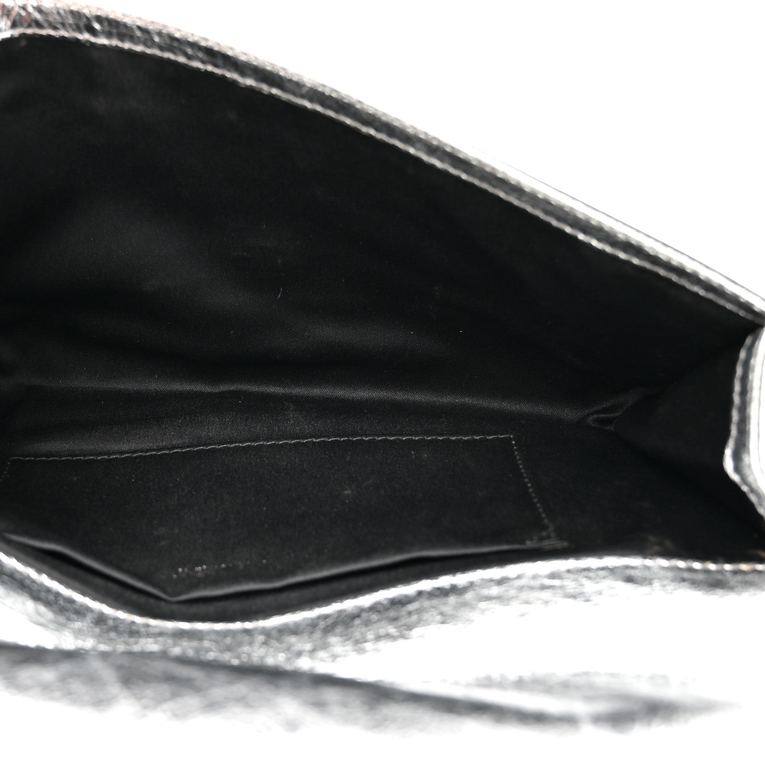 Saint Laurent Metallic Calfskin Monogram Large Belle De Jour