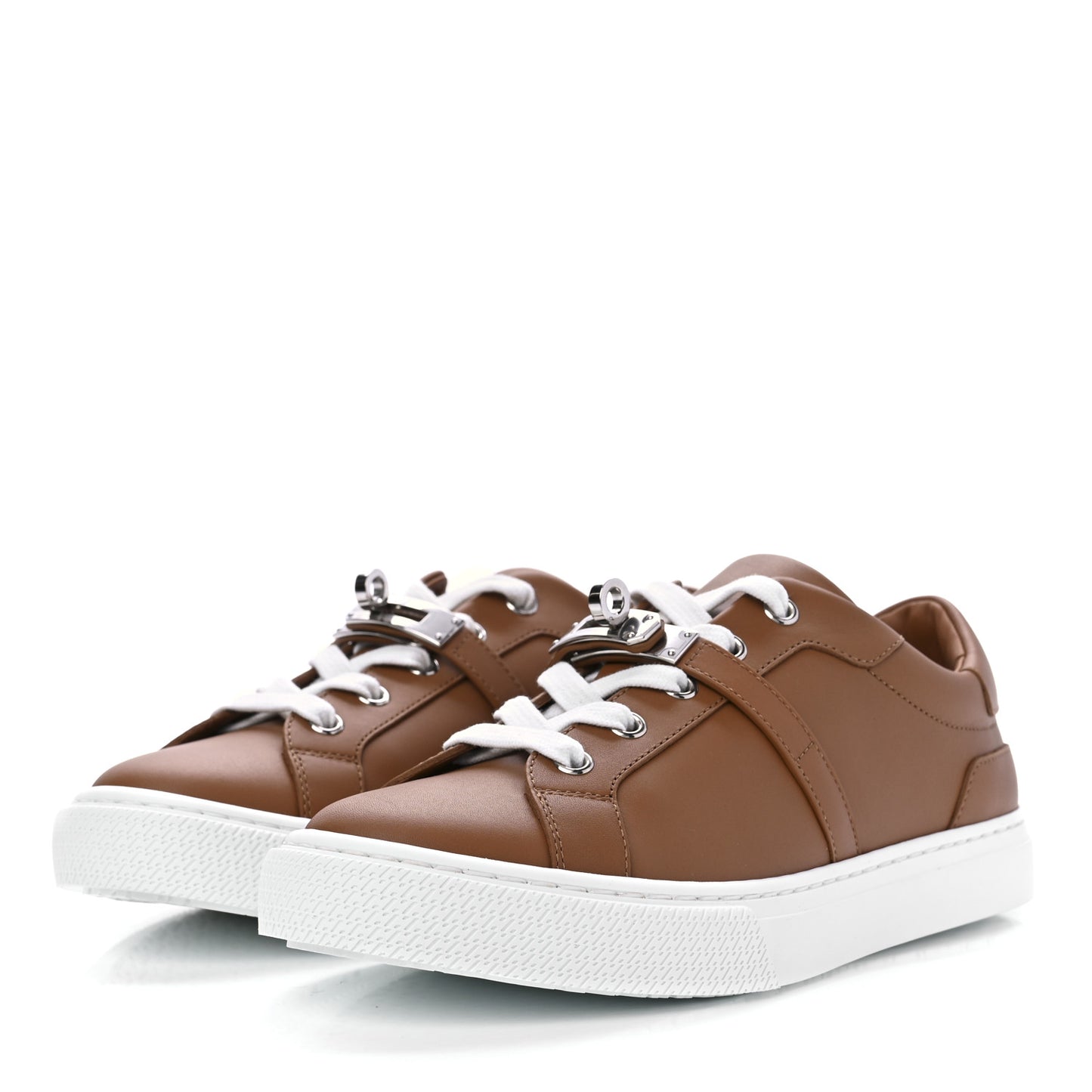 Calfskin Day Sneakers 36 Naturel