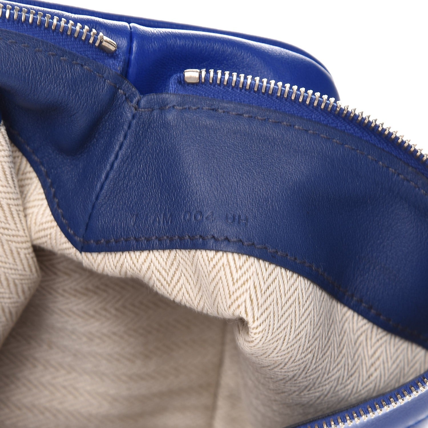 Hermes Lambskin Tohubohu Pouch PM Bleu Electrique Bleu Saphir 7 of 8