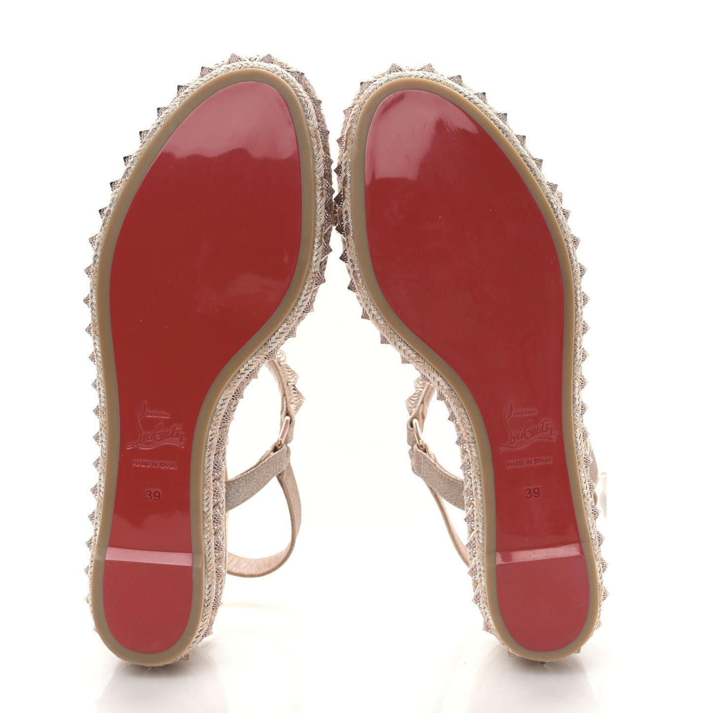 Calfskin Cubiste Pyraclou 60 Platform Sandals 39 Platine