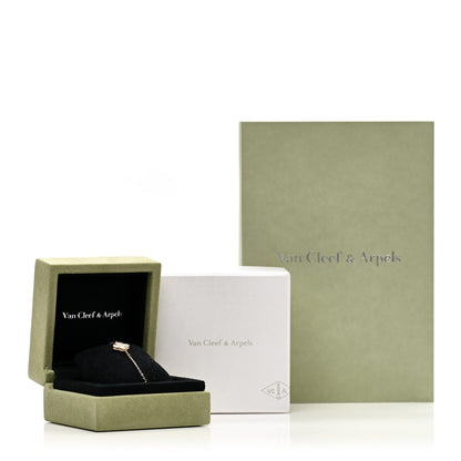 Van Cleef & Arpels 18K Yellow Gold Mother of Pearl Sweet Alhambra Bracelet 4 of 4