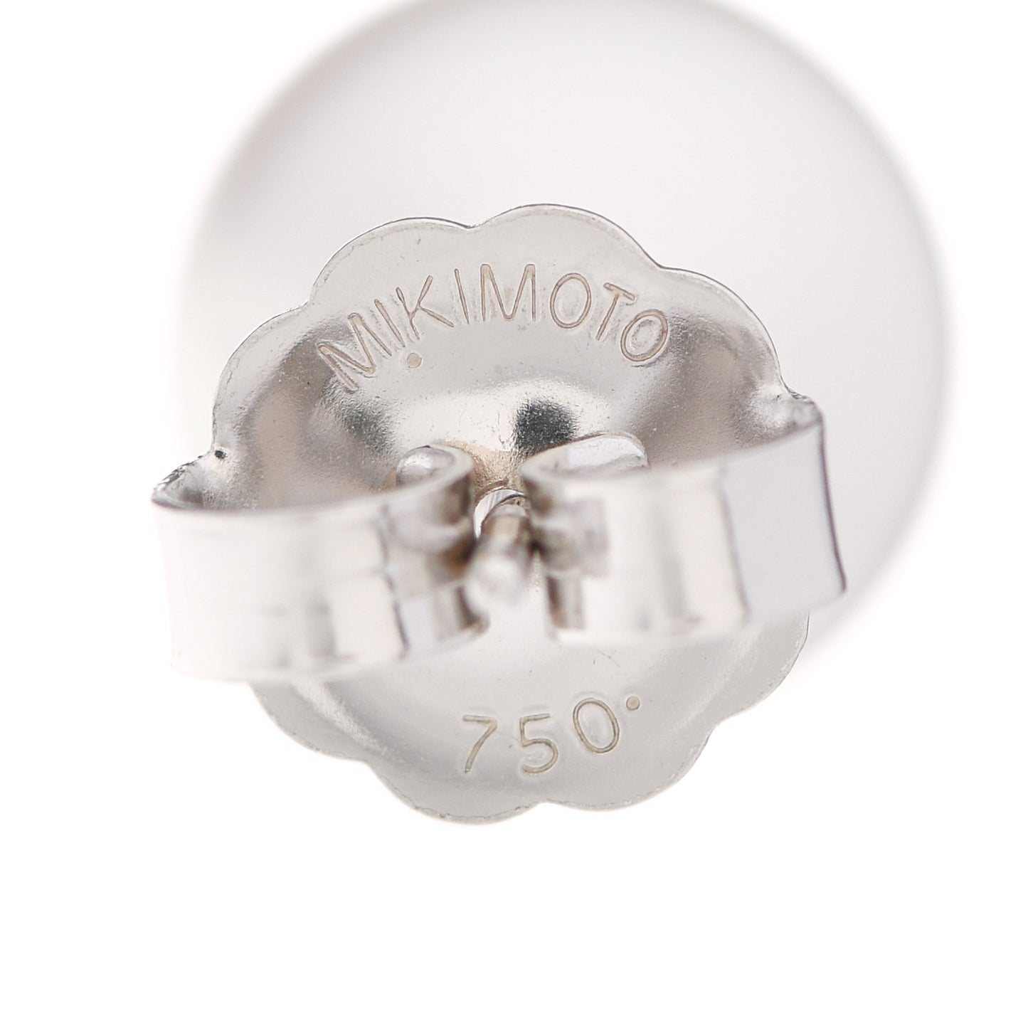 18K White Gold South Sea Pearl 12mm Stud Earrings