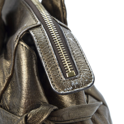 Gucci Metallic Medium Hysteria Tote Bronze 11 of 13